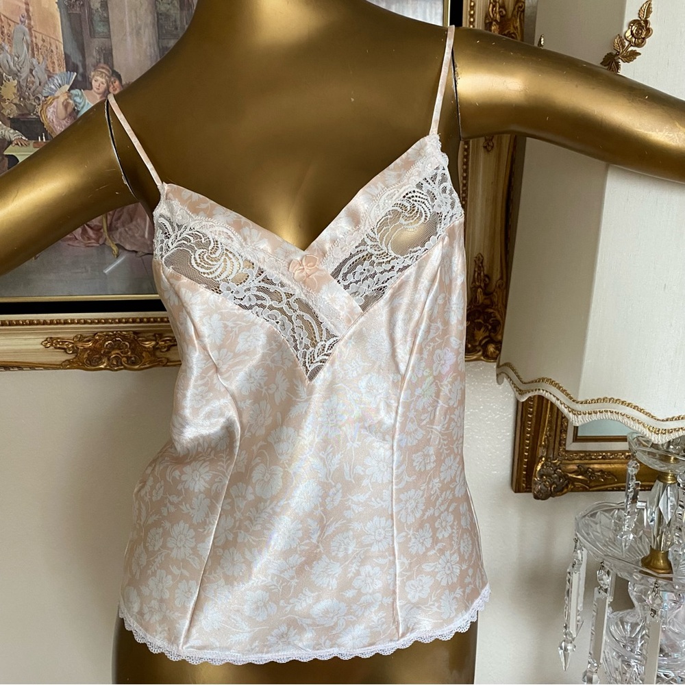 Valentino Intimo Vintage Floral Lace Camisole